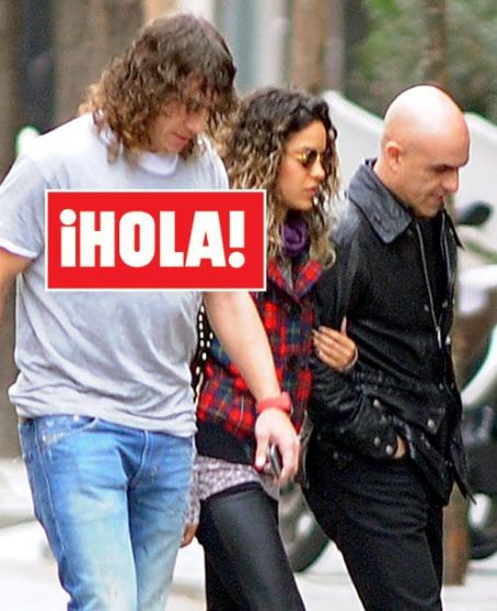 Carles Puyol and Giselle Lacouture
