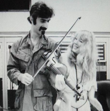 Pamela Des Barres and Frank Zappa