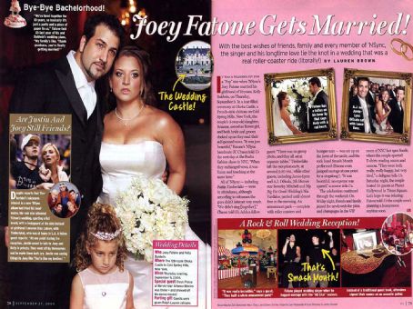 Joey Fatone and Kelly A. Baldwin - Marriage