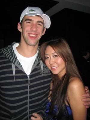 Michael Phelps and maria ho