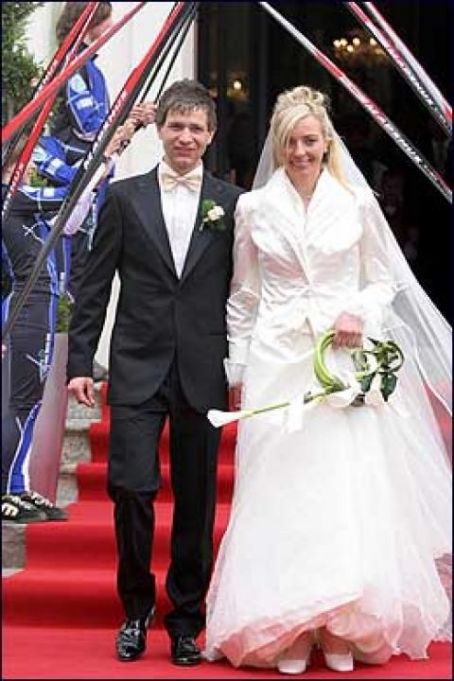 Ole Einar Bjorndalen and Natalie Santer - Marriage