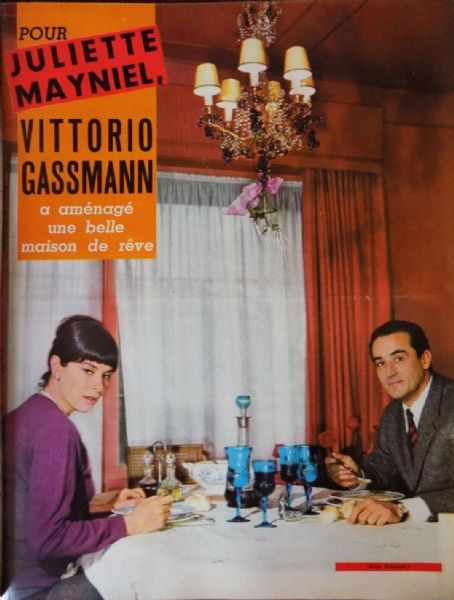 Vittorio Gassman and Juliette Mayniel