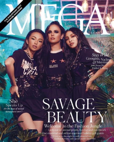 Georgina Wilson Nadine Lustre Maymay Entrata Mega Magazine November 2018 Cover Photo