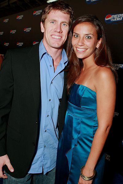 Carl Edwards and Kate Downey