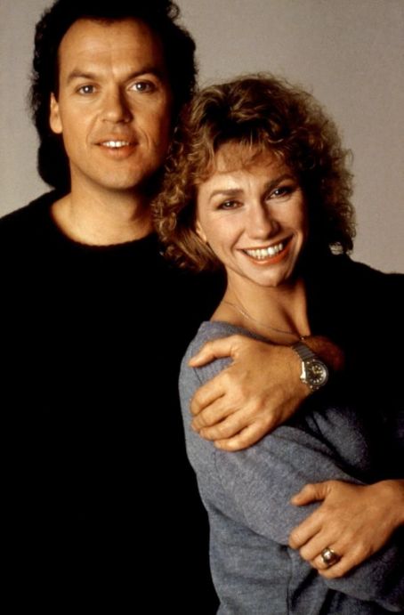 Michael Keaton and Kathy Baker