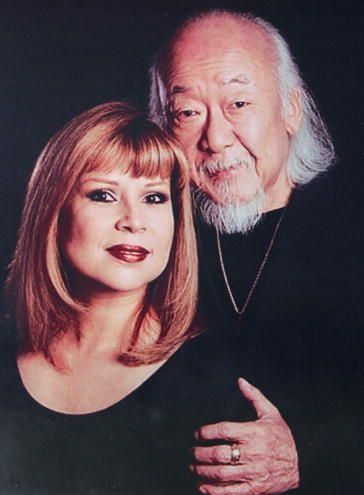 Pat Morita and Evelyn Guerrero