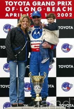 Michael Andretti and Leslie Wood