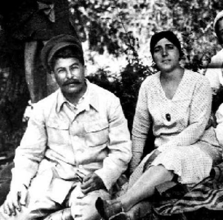 Joseph Stalin and Nadezhda Alliluyeva