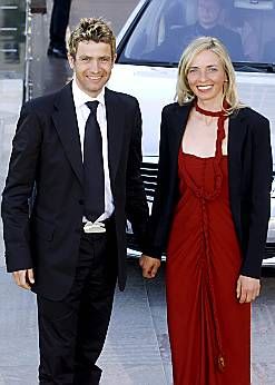 Ole Einar Bjorndalen and Natalie Santer