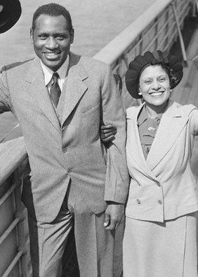 Eslanda Robeson and Paul Robeson