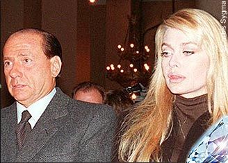 Silvio Berlusconi and Veronica Lario