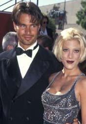 Patrick Muldoon and Tori Spelling