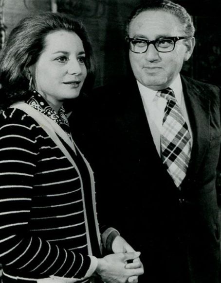 Barbara Walters and Henry Kissinger