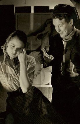 Ingrid Bergman and Burgess Meredith