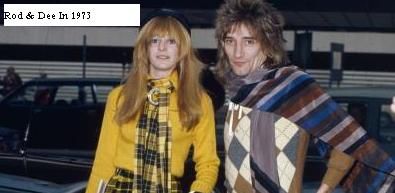 Rod Stewart and Dee Harrington