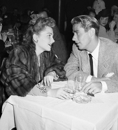 Anne Baxter and Peter Lawford