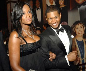 Joy Bryant and Usher Raymond