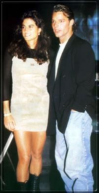 Ricky Martin and Gabriela Sabatini