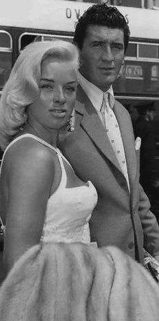 Diana Dors and Tommy Yeardye