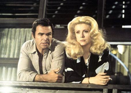 Burt Reynolds and Catherine Deneuve