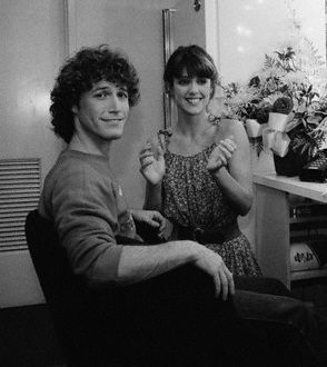 Andy Gibb and Pam Dawber