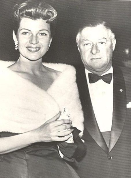 George Jessel and Rita Hayworth
