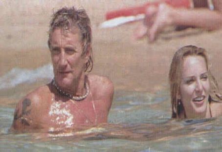 Tracy Tweed and Rod Stewart