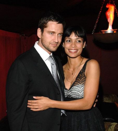 Rosario Dawson and Gerard Butler