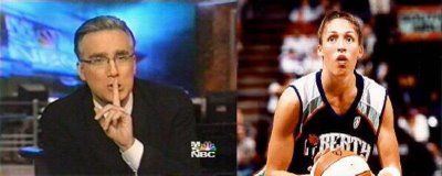 Keith Olbermann and Rebecca Lobo