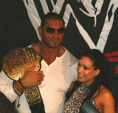 Dave Batista and Melina Perez