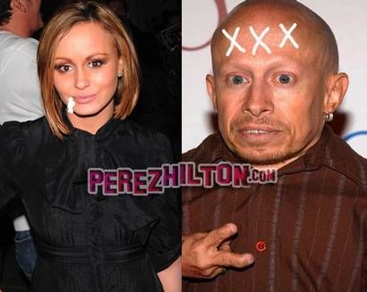 Chanelle Hayes and Verne Troyer