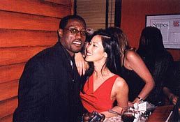 Donna Wong and Wesley Snipes