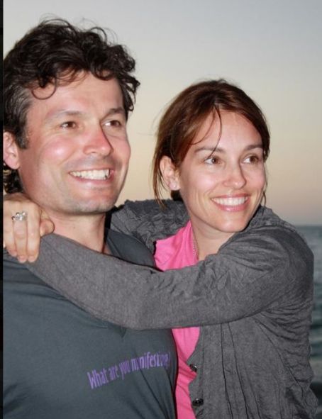 Amy Jo Johnson and Olivier Giner