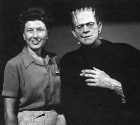 Boris Karloff and Evelyn Hope Helmore