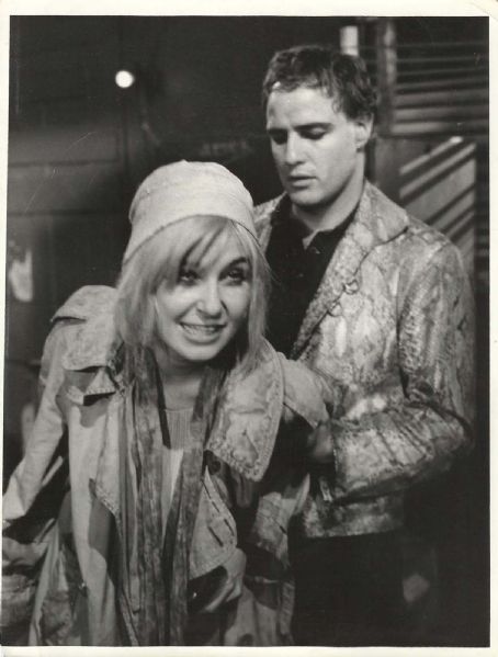Joanne Woodward and Marlon Brando