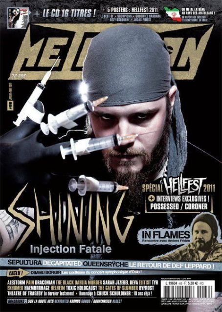 <b>Niklas Kvarforth</b> - Metallian Magazine Cover [France] (June 2011) - dqzt30agl1spa0lz