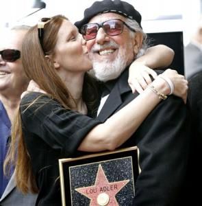 Lou Adler and Page Hannah