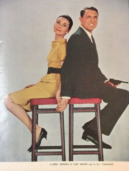 Audrey Hepburn and Cary Grant