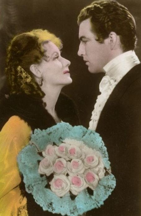 Greta Garbo and Robert Taylor