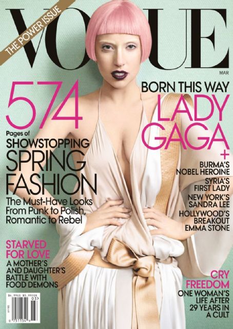 Lady Gaga - Vogue Magazine Cover [United States] (March 2011)