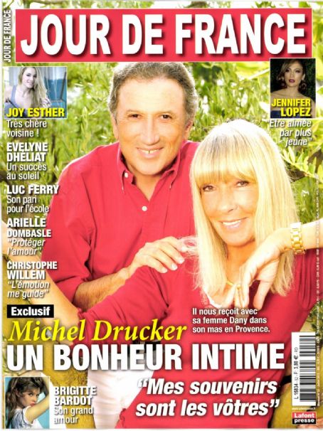 Dany Saval and Michel Drucker