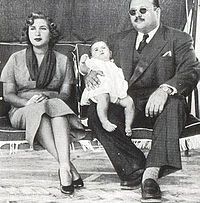 King Farouk and Narriman Sadek