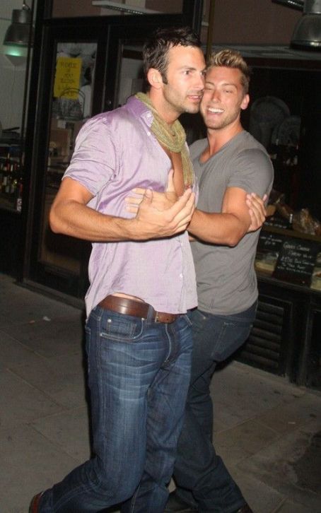 Lorenzo Martone and Lance Bass