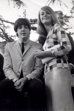 Peggy Lipton and Paul McCartney