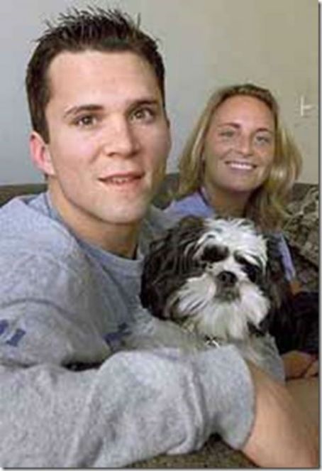 Martin St. Louis and Heather Coragol