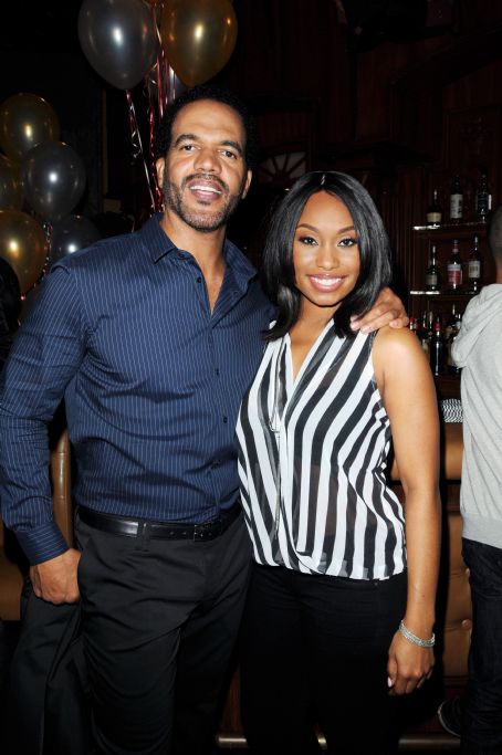 Kristoff St. John and Angell Conwell