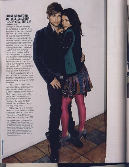 Jessica Szohr and Chace Crawford