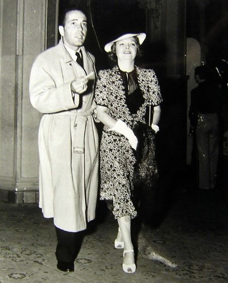 Mayo Methot and Humphrey Bogart