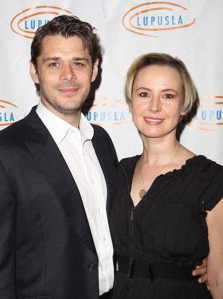 Caroline Carver and Kenny Doughty