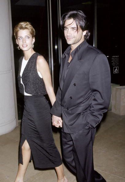 Julie Anderson and John Stamos